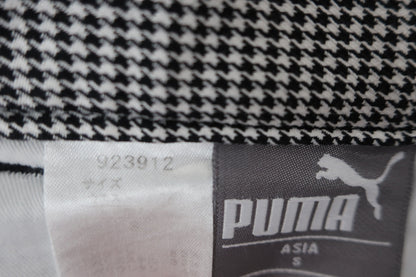 PUMA GOLF(プーマゴルフ) パンツ 白黒千鳥柄 メンズ S A-9