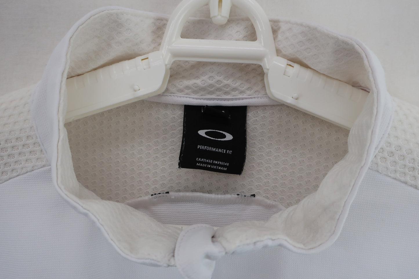 OAKLEY(オークリー) ハーフジップシャツ 白 メンズ M B-3