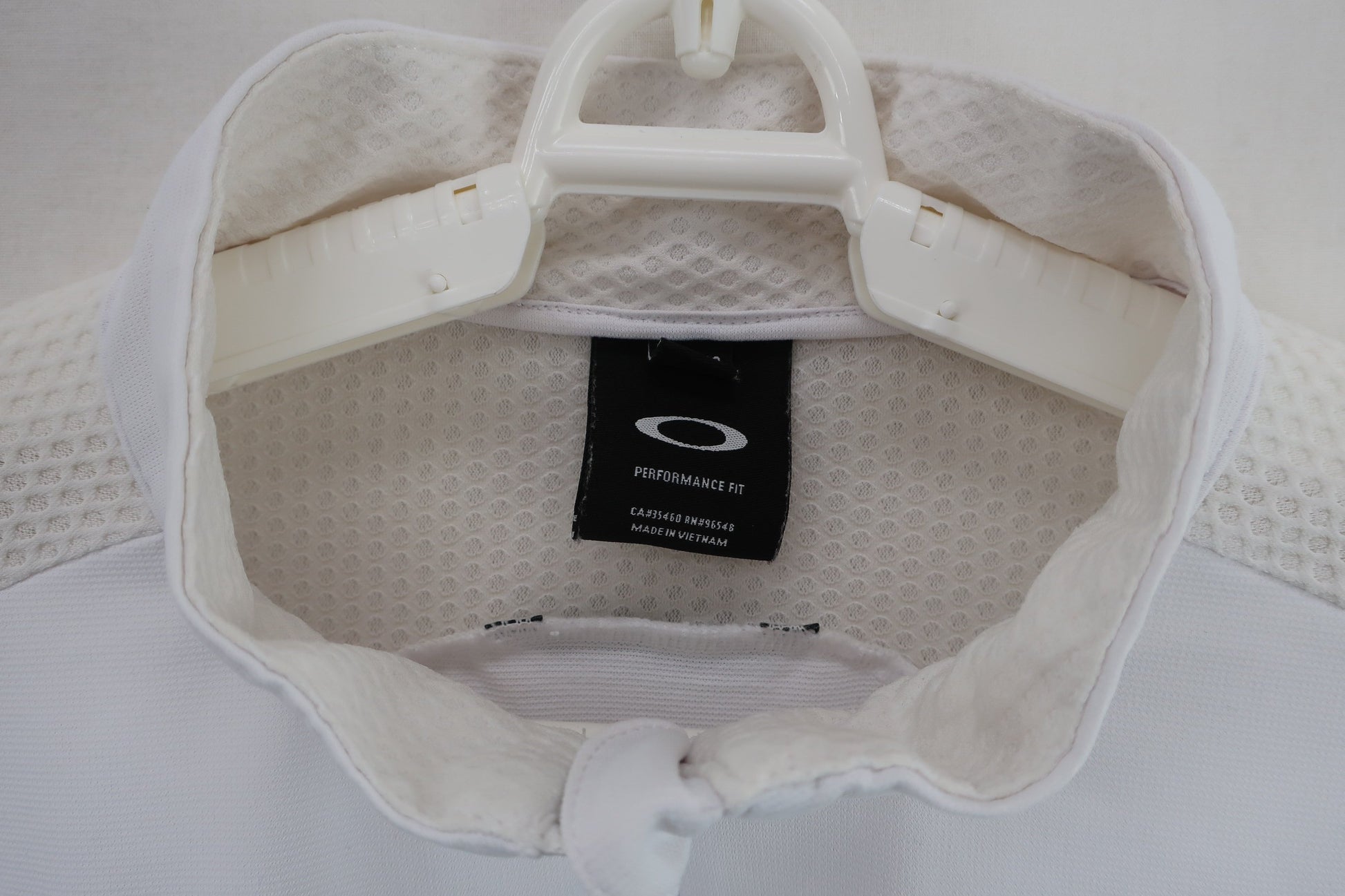 OAKLEY(オークリー) ハーフジップシャツ 白 メンズ M B-3