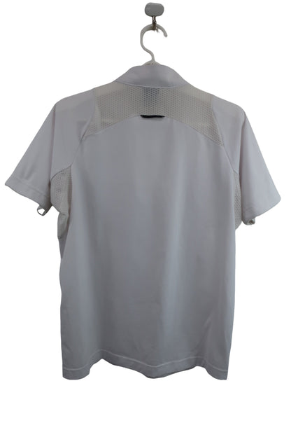 OAKLEY(オークリー) ハーフジップシャツ 白 メンズ M B-5