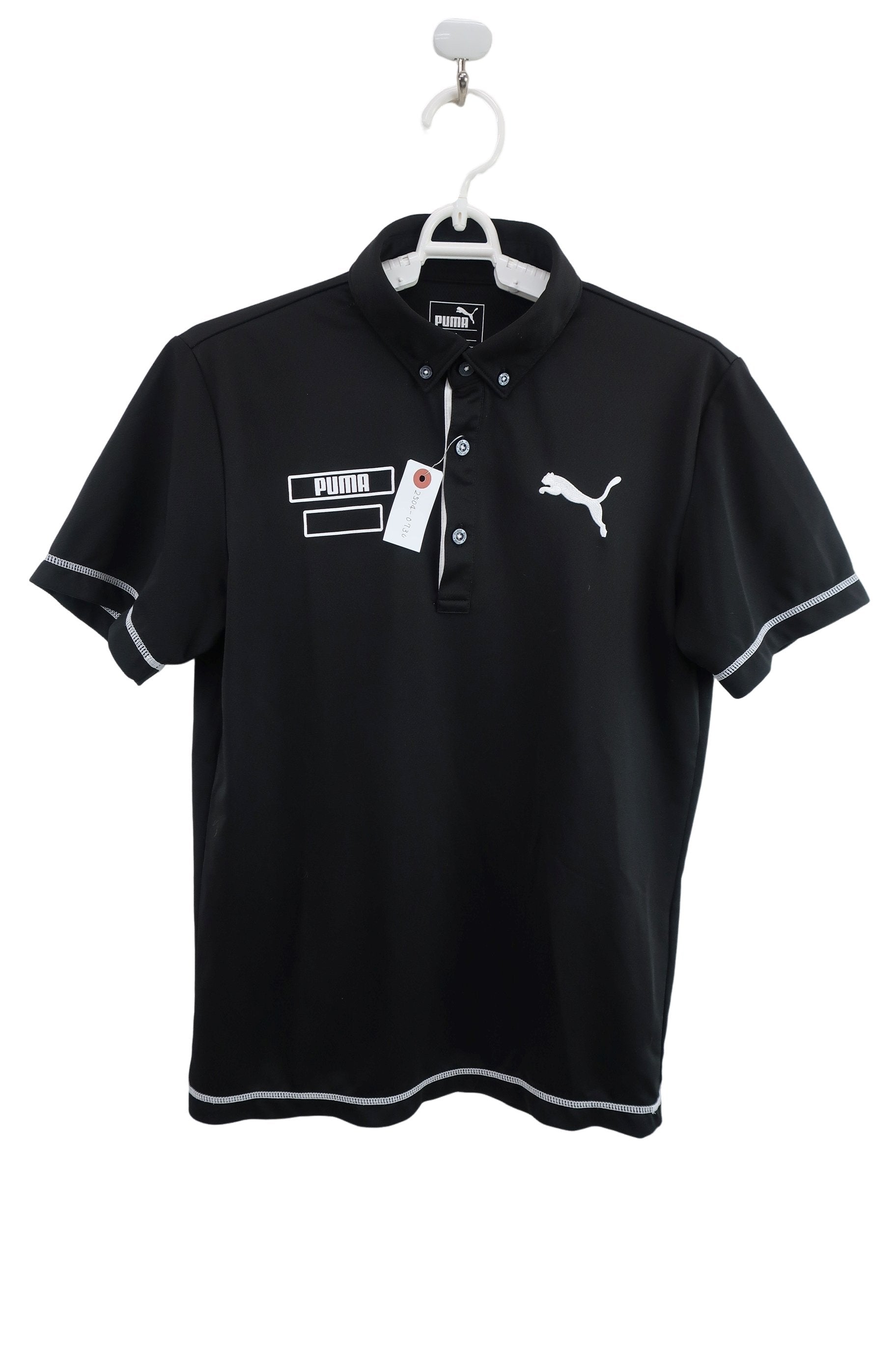PUMA GOLF(プーマゴルフ) ポロシャツ 黒 メンズ S A-1