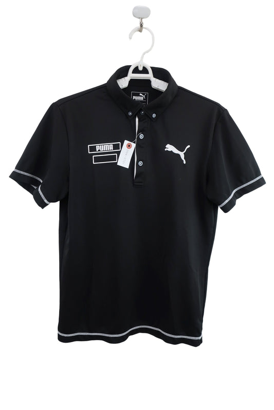 PUMA GOLF(プーマゴルフ) ポロシャツ 黒 メンズ S A-1