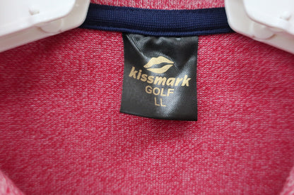 kissmark Golf(キスマークゴルフ) ポロシャツ 赤 レディース LL A-5