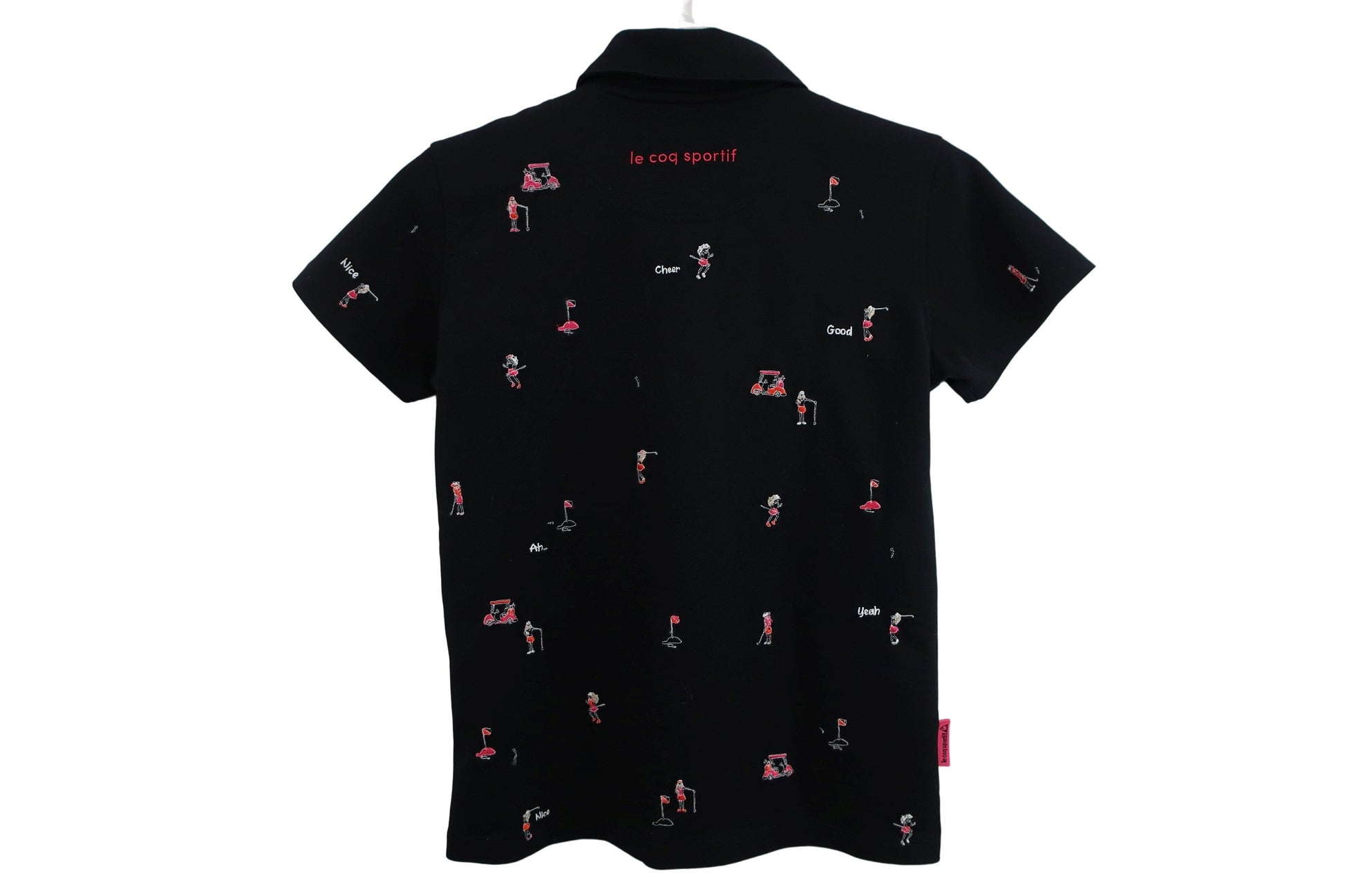 le coq sportif(ルコックスポルティフ) ポロシャツ 黒 レディース M A-7
