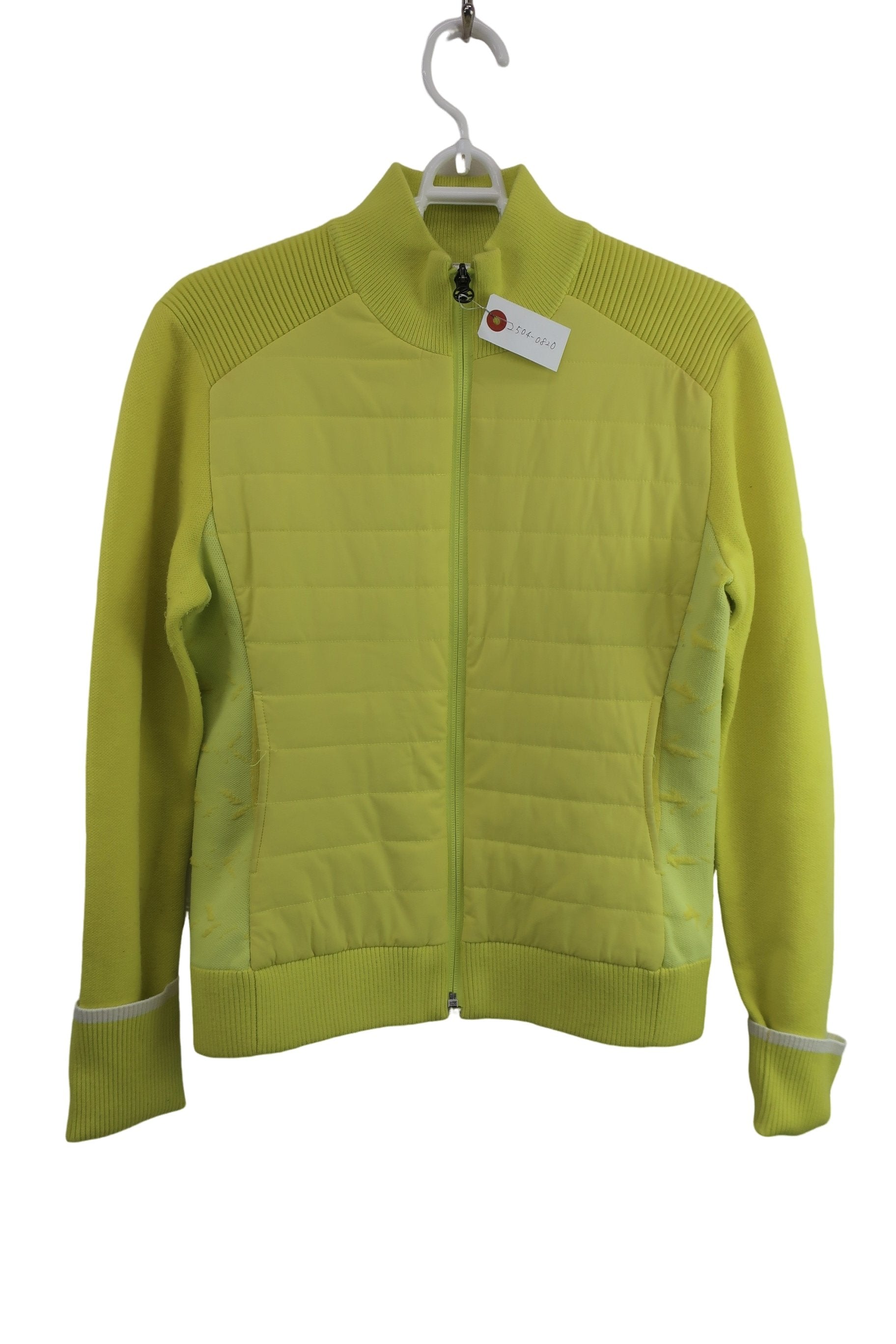 DESCENTE(デサント) フルジップジャケット 黄色 レディース M B-1