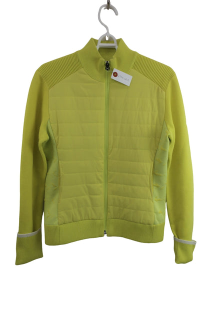 DESCENTE(デサント) フルジップジャケット 黄色 レディース M B-1