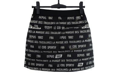 le coq sportif(ルコックスポルティフ) ダウンスカート 黒 レディース 9 A-4