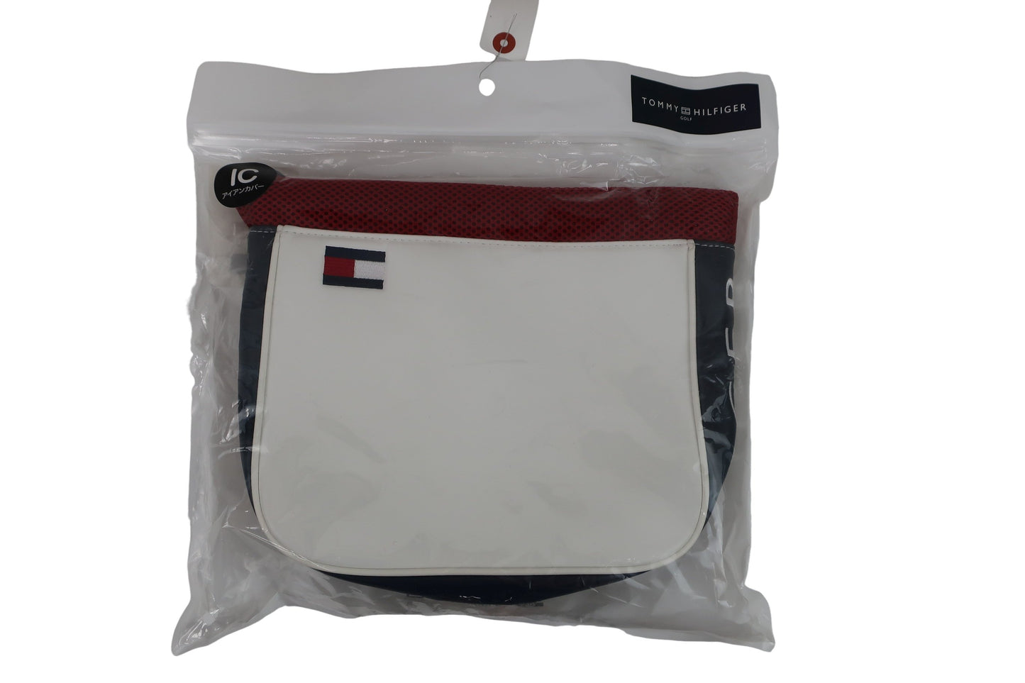 TOMMY HILFIGER GOLF(トミーヒルフィガーゴルフ) アイアンカバー 白ネイビー赤 フリーサイズ N-9