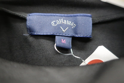 Callaway(キャロウェイ) 半袖モックネックシャツ 黒 レディース M C22134201 A-3