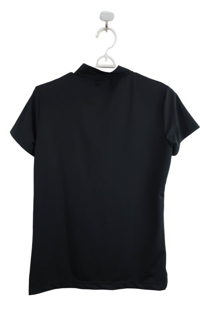 Callaway(キャロウェイ) 半袖モックネックシャツ 黒 レディース M C22134201 A-4