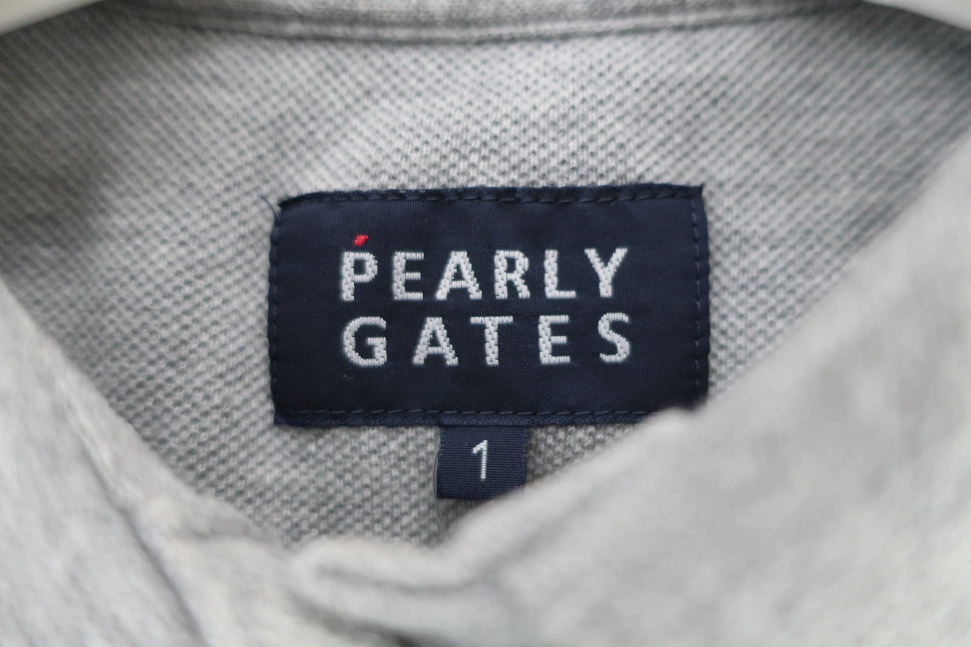PEARLY GATES(パーリーゲイツ) ポロシャツ グレー レディース 1 055-8160202 A-2