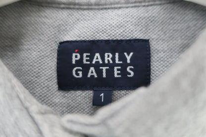 PEARLY GATES(パーリーゲイツ) ポロシャツ グレー レディース 1 055-8160202 A-2