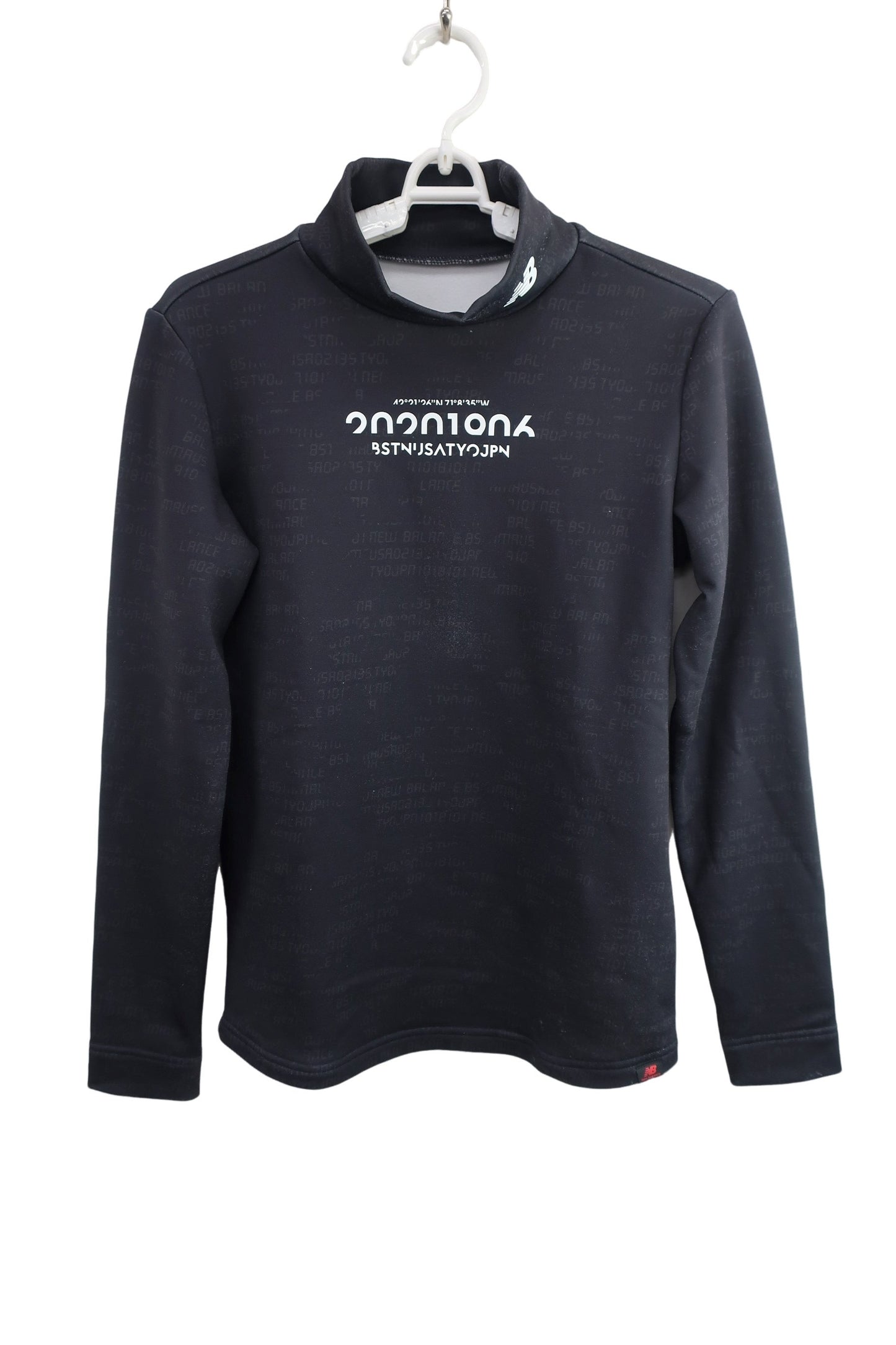 New Balance golf(ニューバランスゴルフ) 長袖モックネックシャツ 黒 レディース 1 012-0267503 B-1