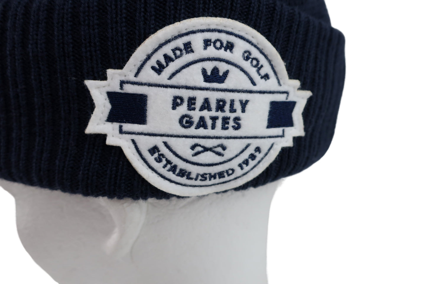 PEARLY GATES(パーリーゲイツ) ニット帽 ネイビー レディース フリーサイズ A-5
