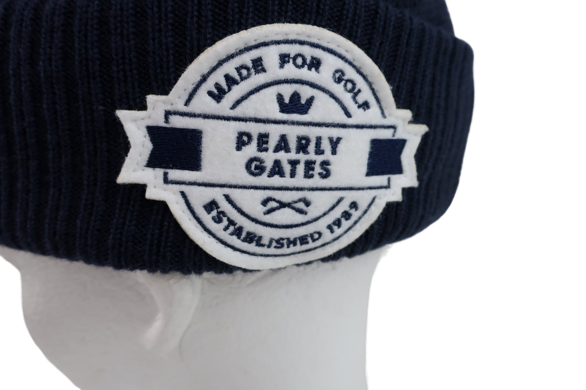 PEARLY GATES(パーリーゲイツ) ニット帽 ネイビー レディース フリーサイズ A-5