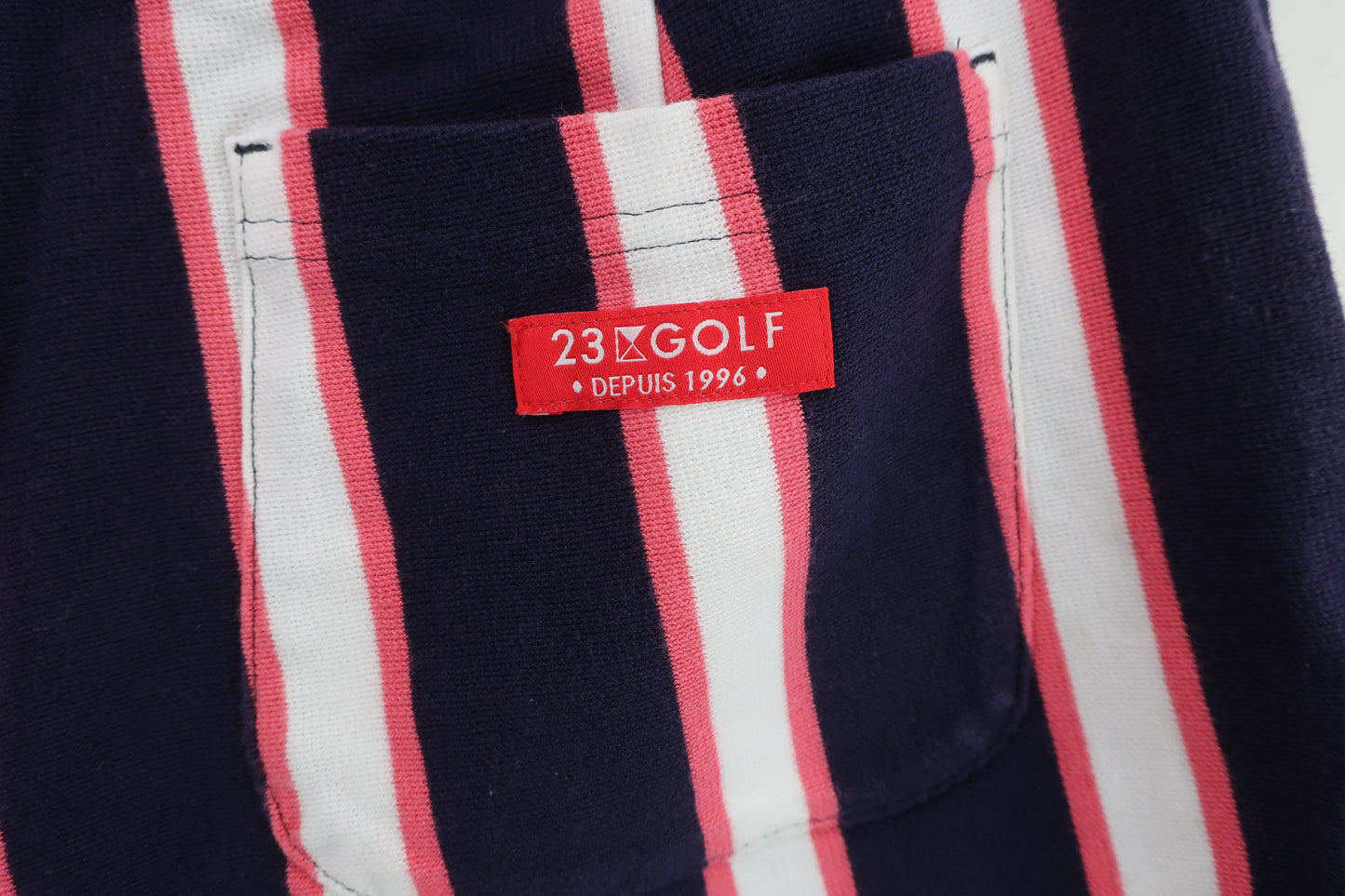 23区 GOLF(23区ゴルフ) ショートパンツ ネイビー白ストライプ レディース 64 B-6