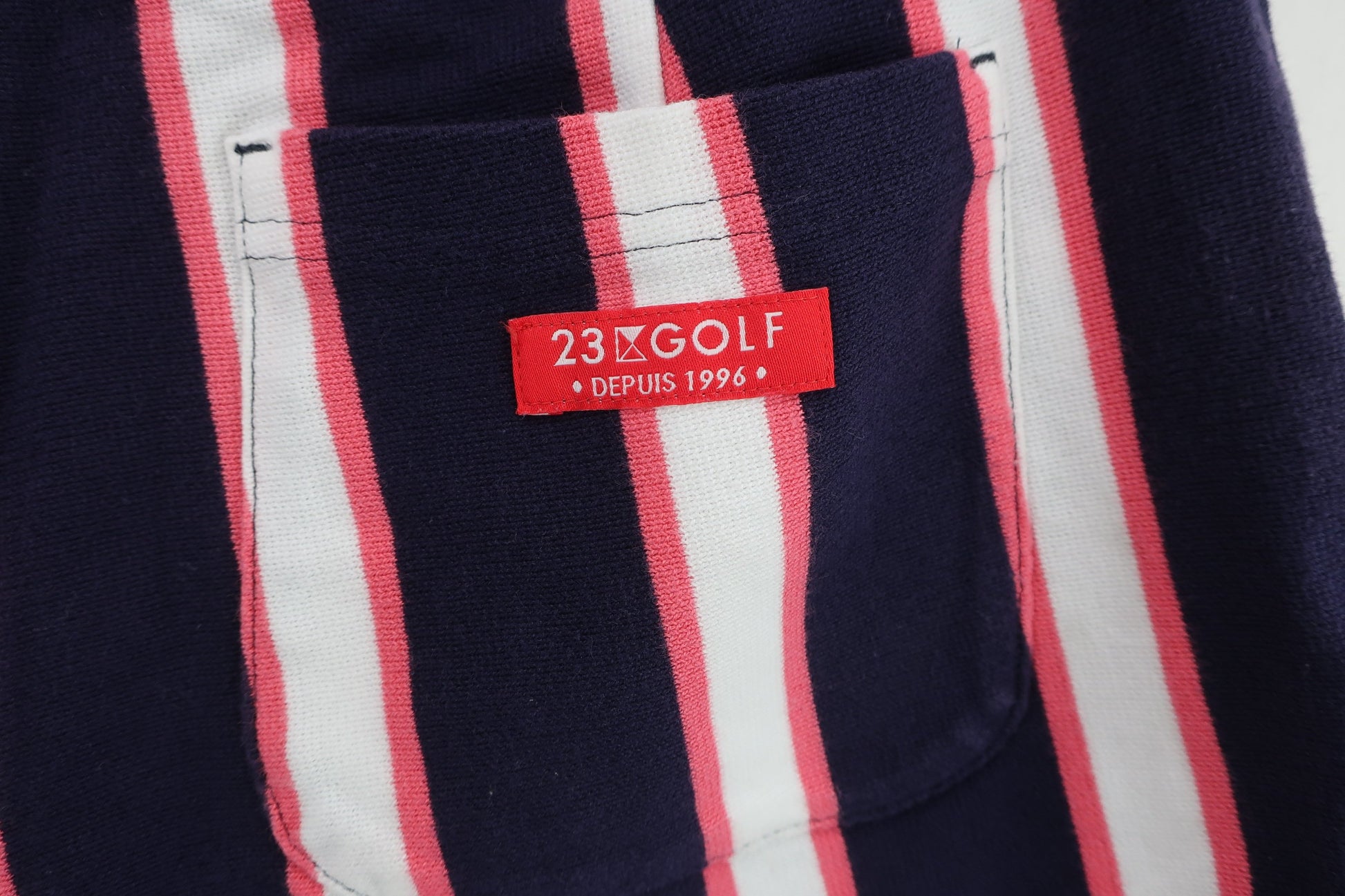 23区 GOLF(23区ゴルフ) ショートパンツ ネイビー白ストライプ レディース 64 B-6