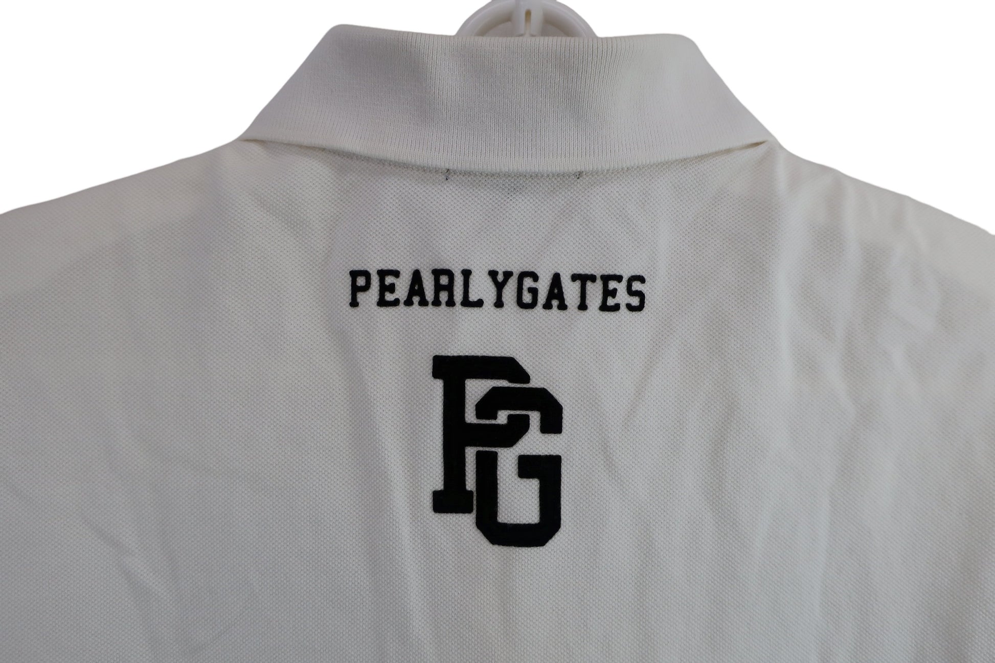 PEARLY GATES(パーリーゲイツ) ポロシャツ 白ネイビー メンズ 4 053-260865 B-9