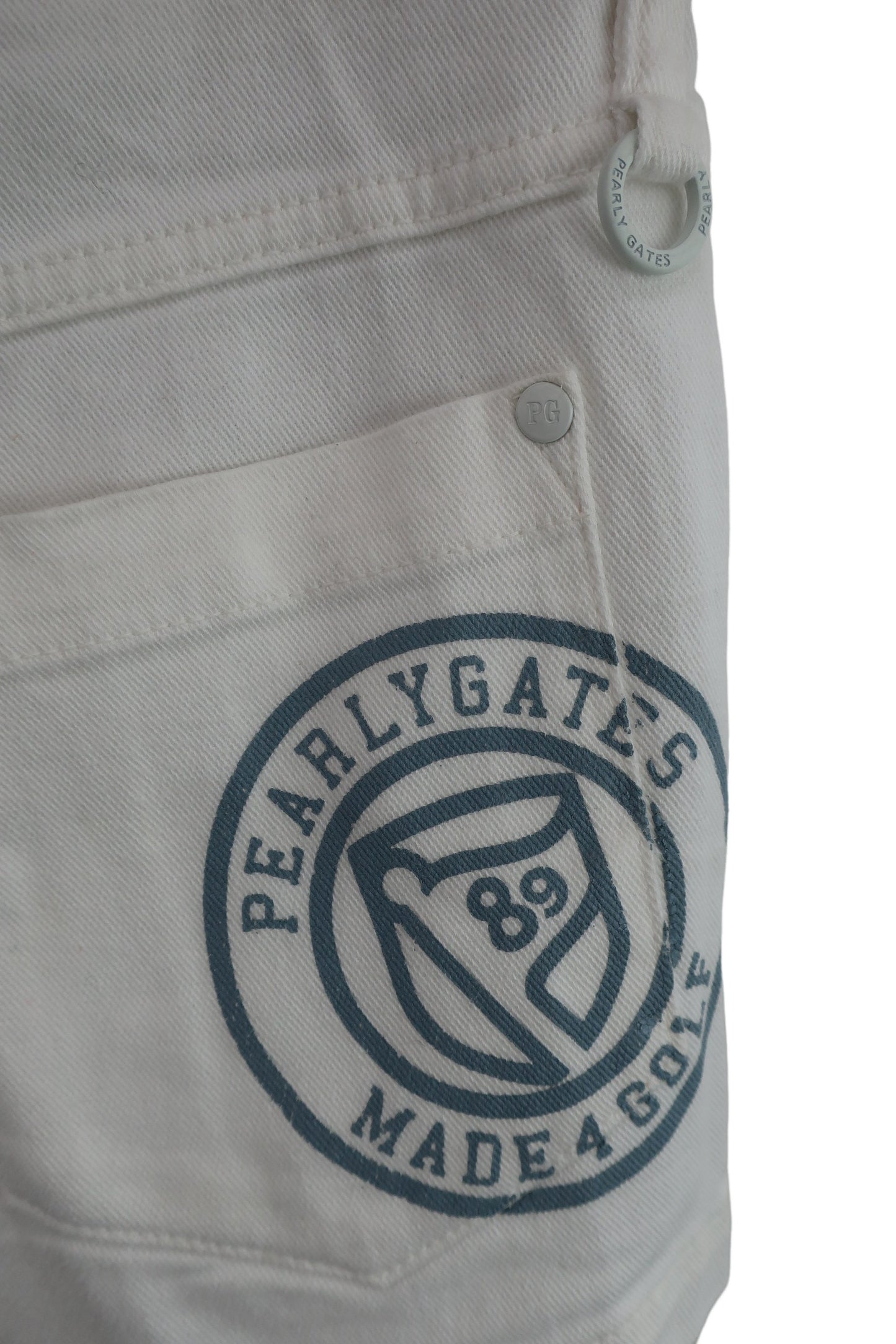 PEARLY GATES(パーリーゲイツ) ショートパンツ 白 レディース 0 055-132466 B-6