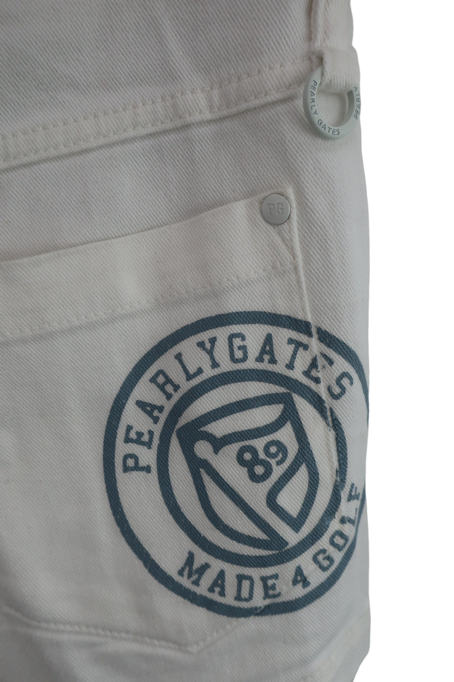 PEARLY GATES(パーリーゲイツ) ショートパンツ 白 レディース 0 055-132466 B-6