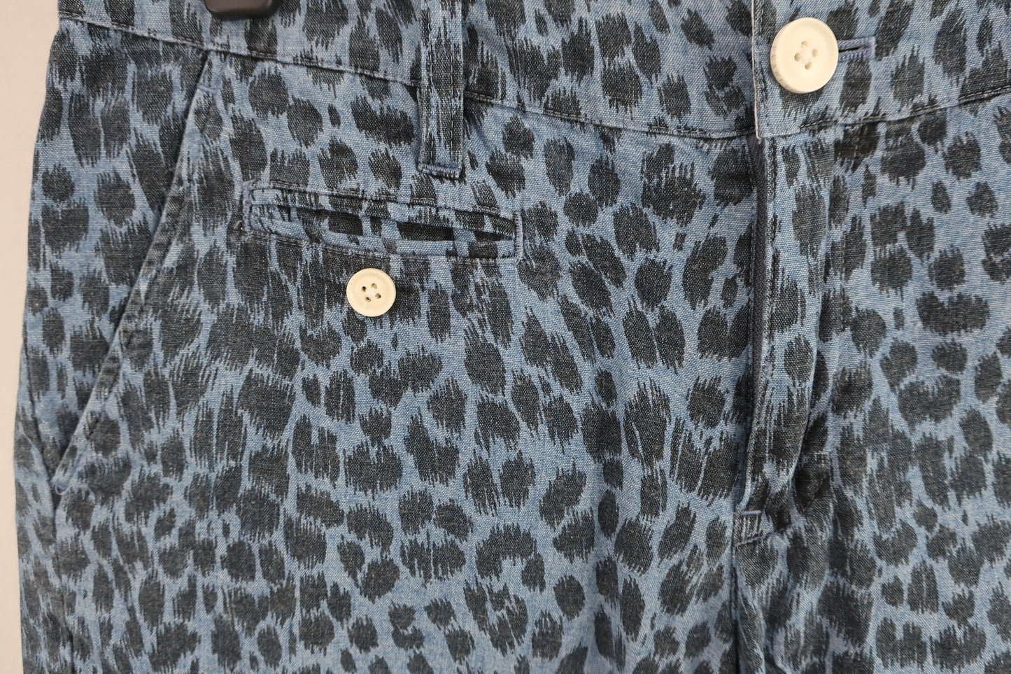 PEARLY GATES(パーリーゲイツ) ショートパンツ 青黒ヒョウ柄 レディース 1 055-132311 B-3