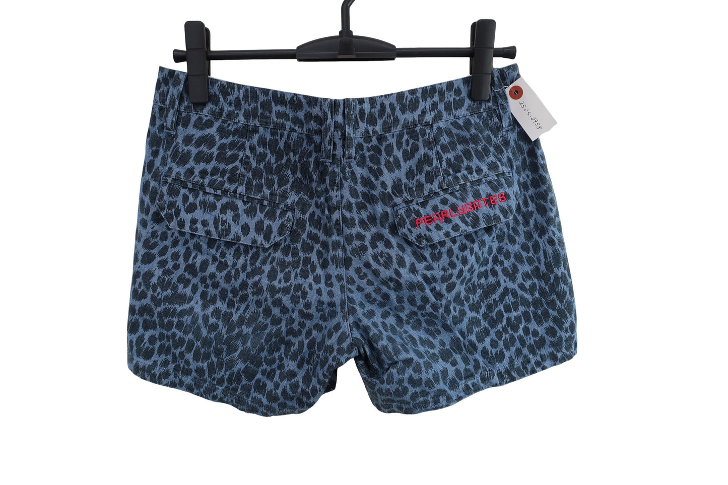 PEARLY GATES(パーリーゲイツ) ショートパンツ 青黒ヒョウ柄 レディース 1 055-132311 B-4