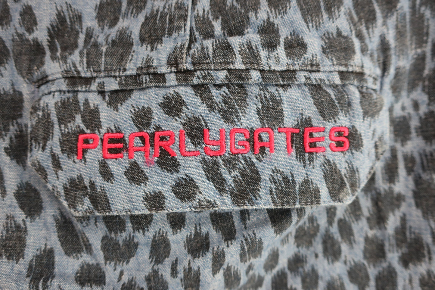 PEARLY GATES(パーリーゲイツ) ショートパンツ 青黒ヒョウ柄 レディース 1 055-132311 B-5