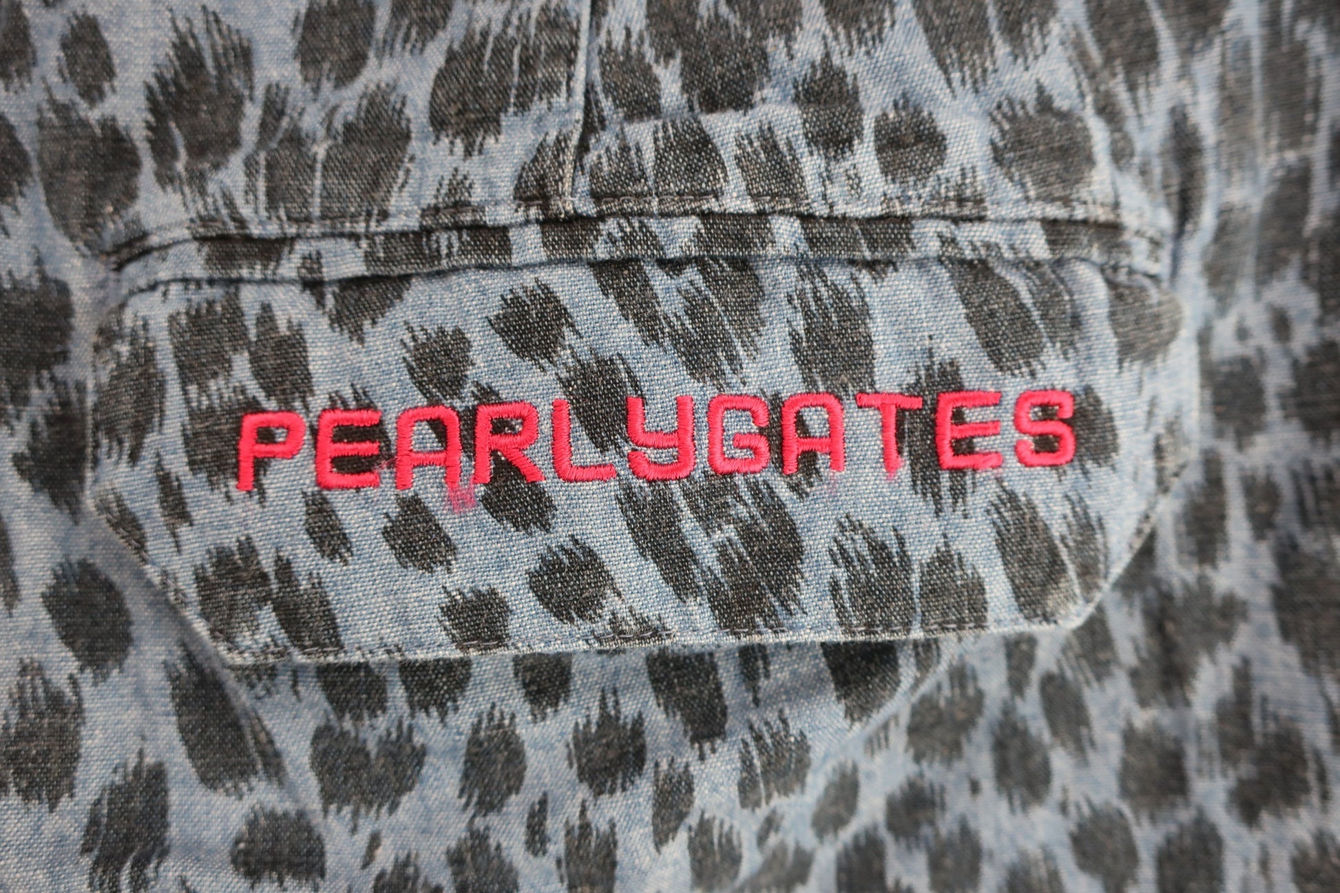 PEARLY GATES(パーリーゲイツ) ショートパンツ 青黒ヒョウ柄 レディース 1 055-132311 B-5