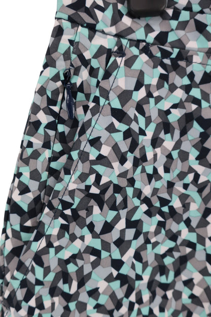 J.LINDEBERG(ジェイ リンドバーグ) ショートパンツ 黒白グレー緑総柄 レディース 27 072-05442 A-3