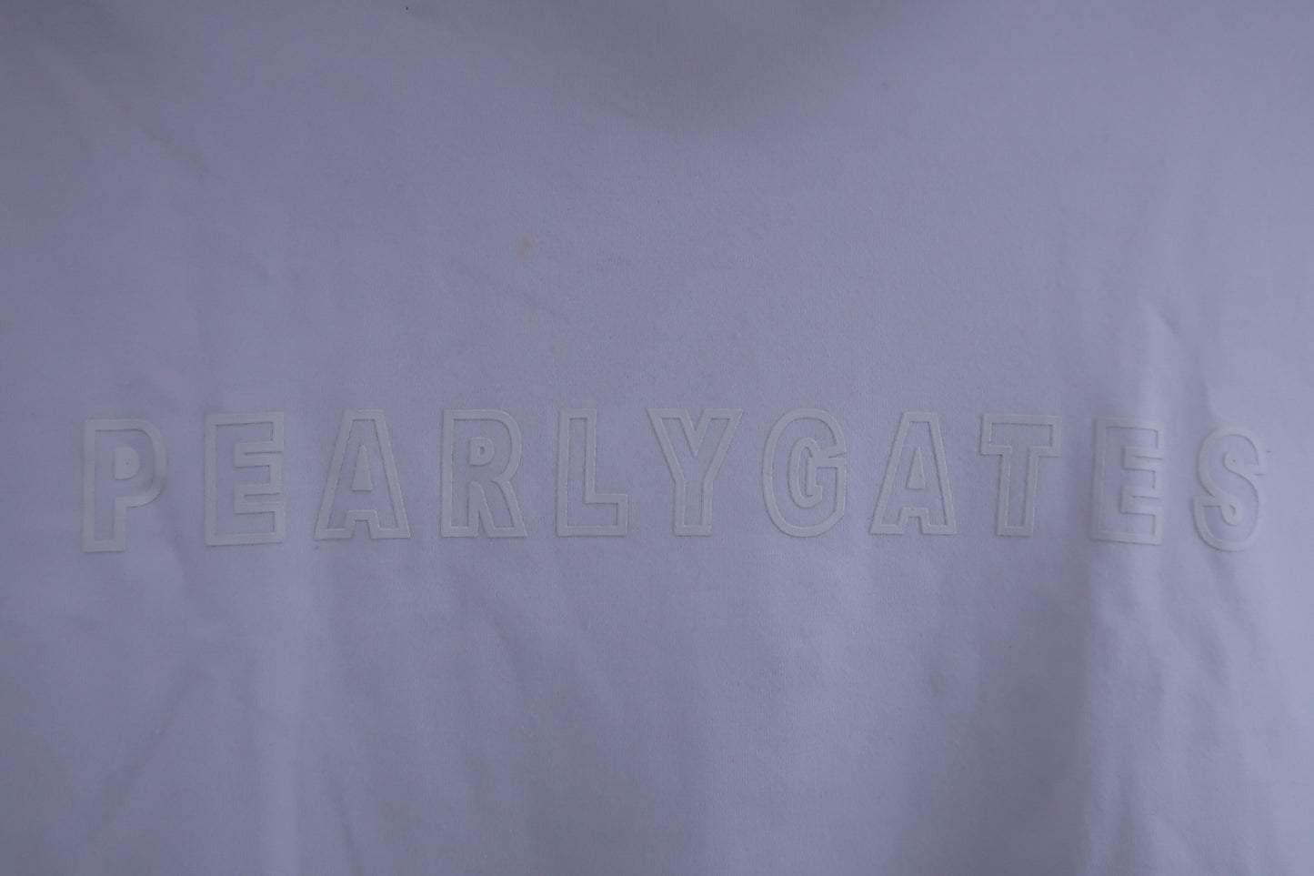 PEARLY GATES(パーリーゲイツ) 半袖モックネックシャツ 白 レディース 1 055-167021 B-2