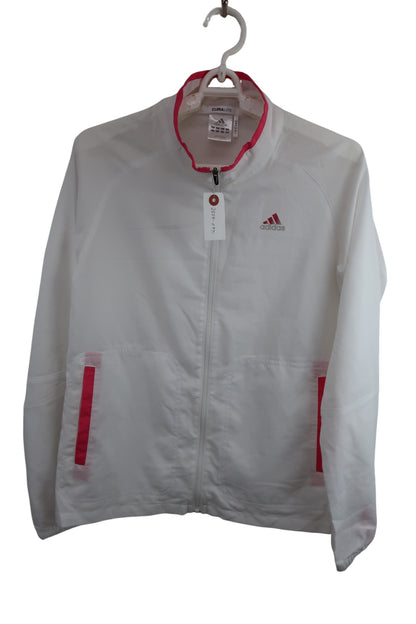 adidas(アディダス) フルジップジャケット 白 レディース S W61870JD0019 B-1