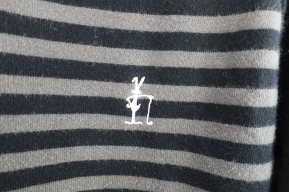 PEARLY GATES(パーリーゲイツ) ニットセーター 黒地グレーボーダー レディース 1 055-270002 B-2