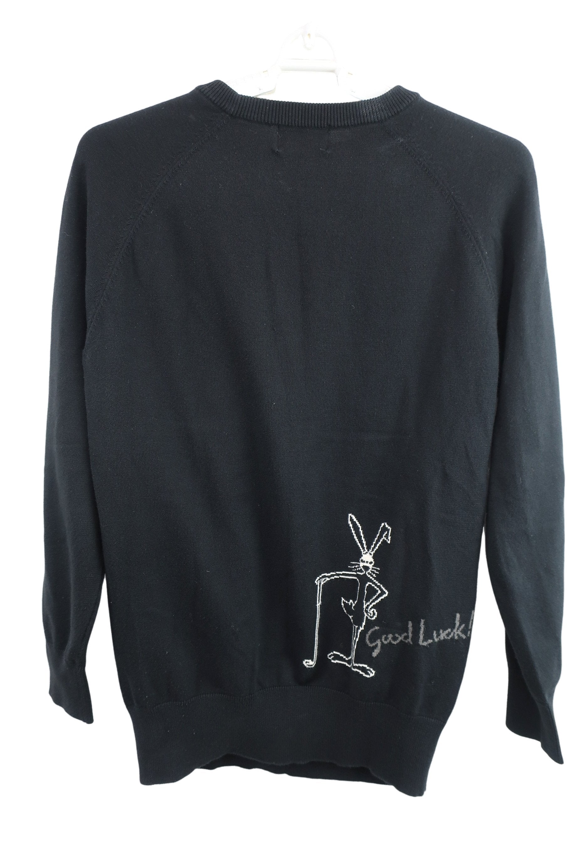 PEARLY GATES(パーリーゲイツ) ニットセーター 黒地グレーボーダー レディース 1 055-270002 B-4