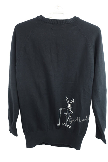 PEARLY GATES(パーリーゲイツ) ニットセーター 黒地グレーボーダー レディース 1 055-270002 B-4