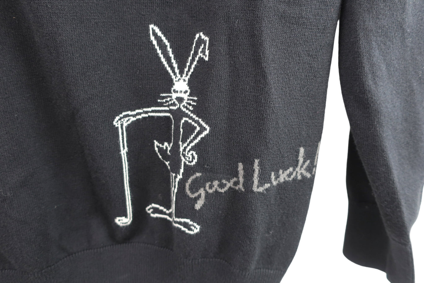 PEARLY GATES(パーリーゲイツ) ニットセーター 黒地グレーボーダー レディース 1 055-270002 B-5