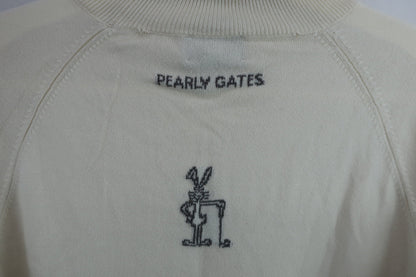 PEARLY GATES(パーリーゲイツ) ハイネックセーター アイボリー レディース 1 055-274004 B-6