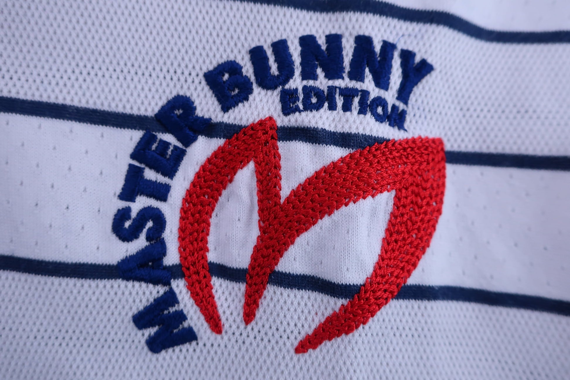 MASTER BUNNY EDITION(マスターバニーエディション) 半袖ポロシャツ 白ネイビボーダー レディース 1 159-160454 B-2