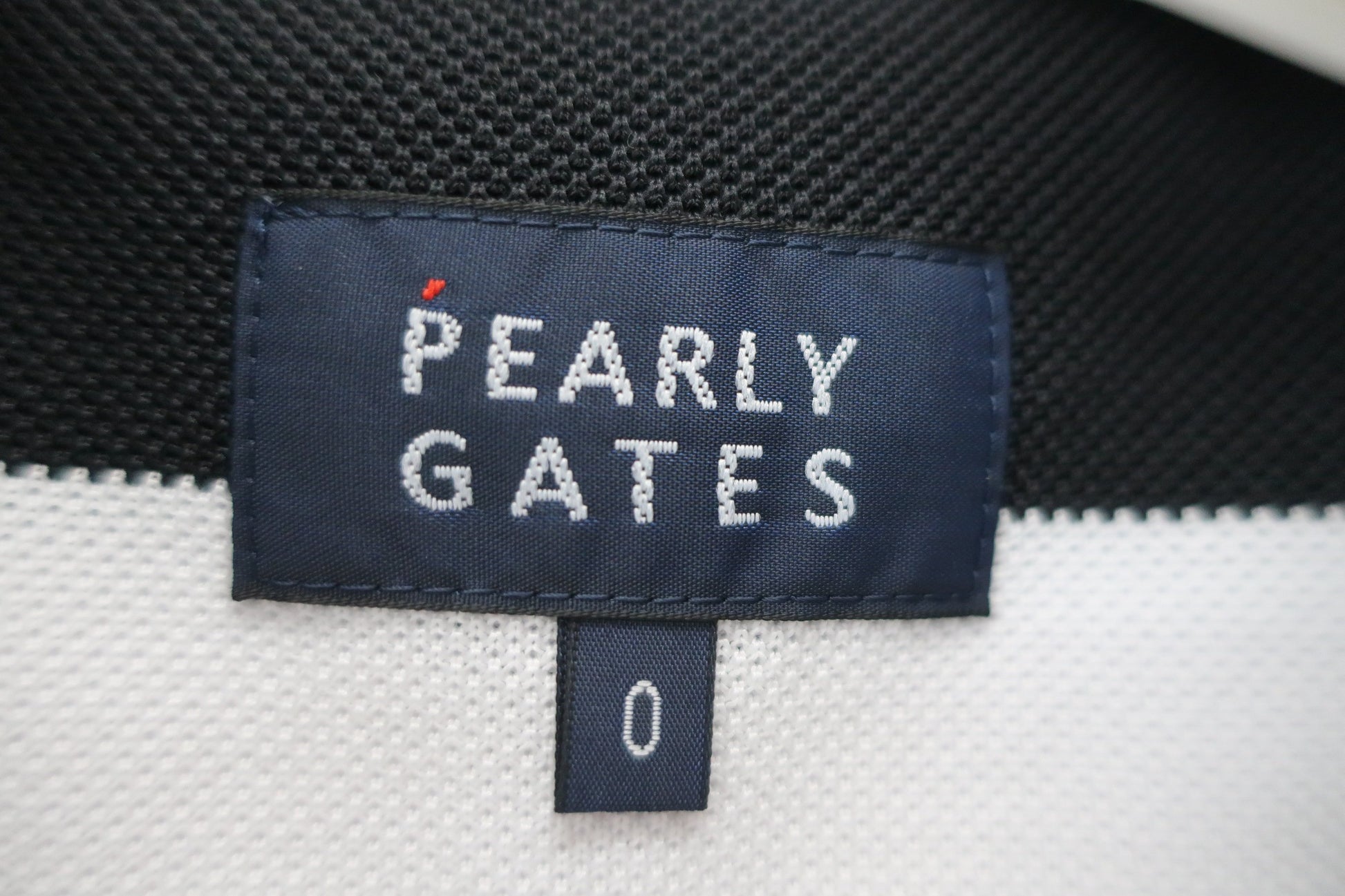 PEARLY GATES(パーリーゲイツ) ノースリーブポロシャツ 黒白ボーダー レディース 0 055-1260710 B-5