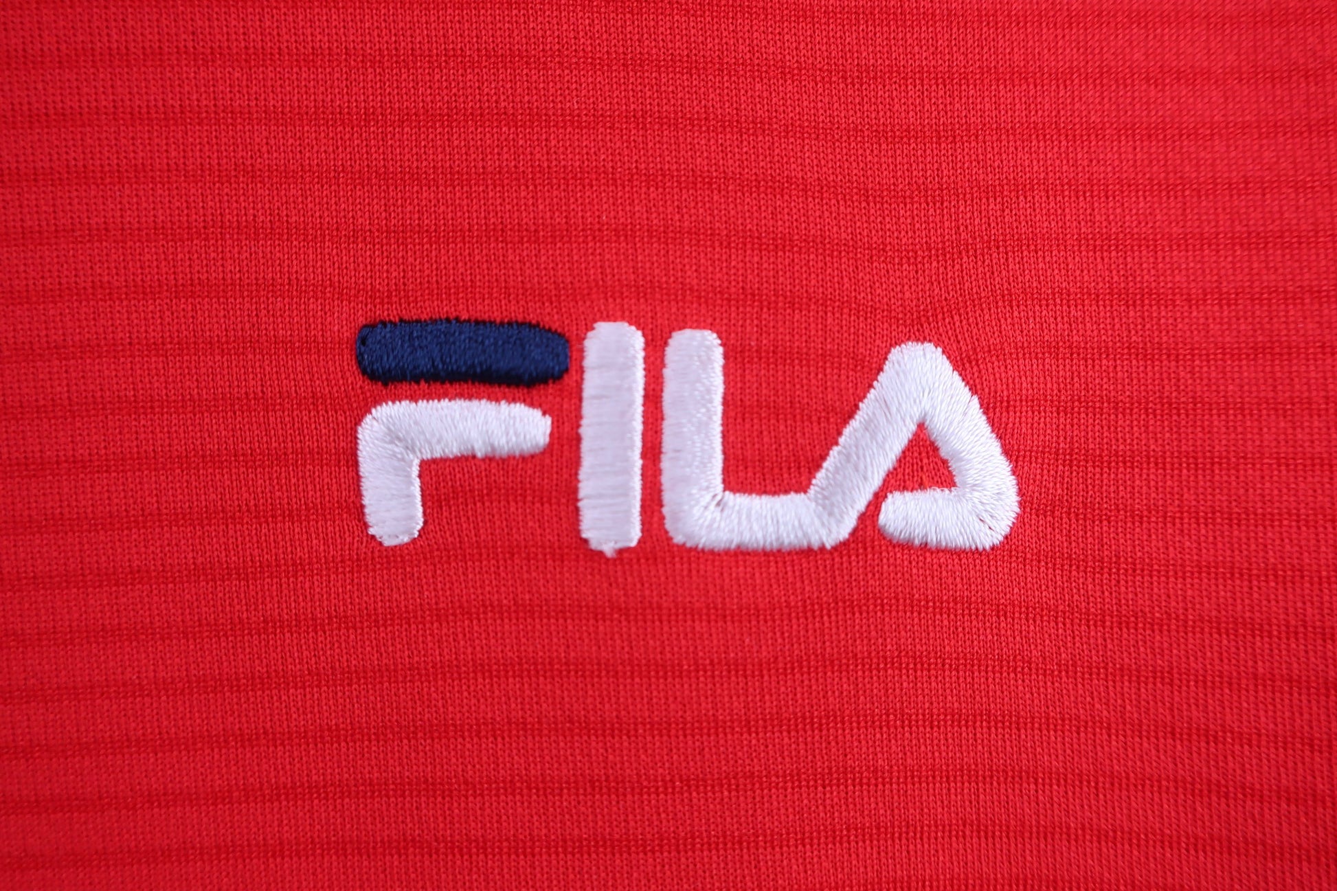 FILA GOLF(フィラゴルフ) 半袖ハーフジップシャツ 赤 レディース L A-2
