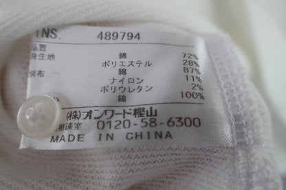 23区 SPORT(23区スポーツ) 半袖ポロシャツ 白 レディース 1 B-9