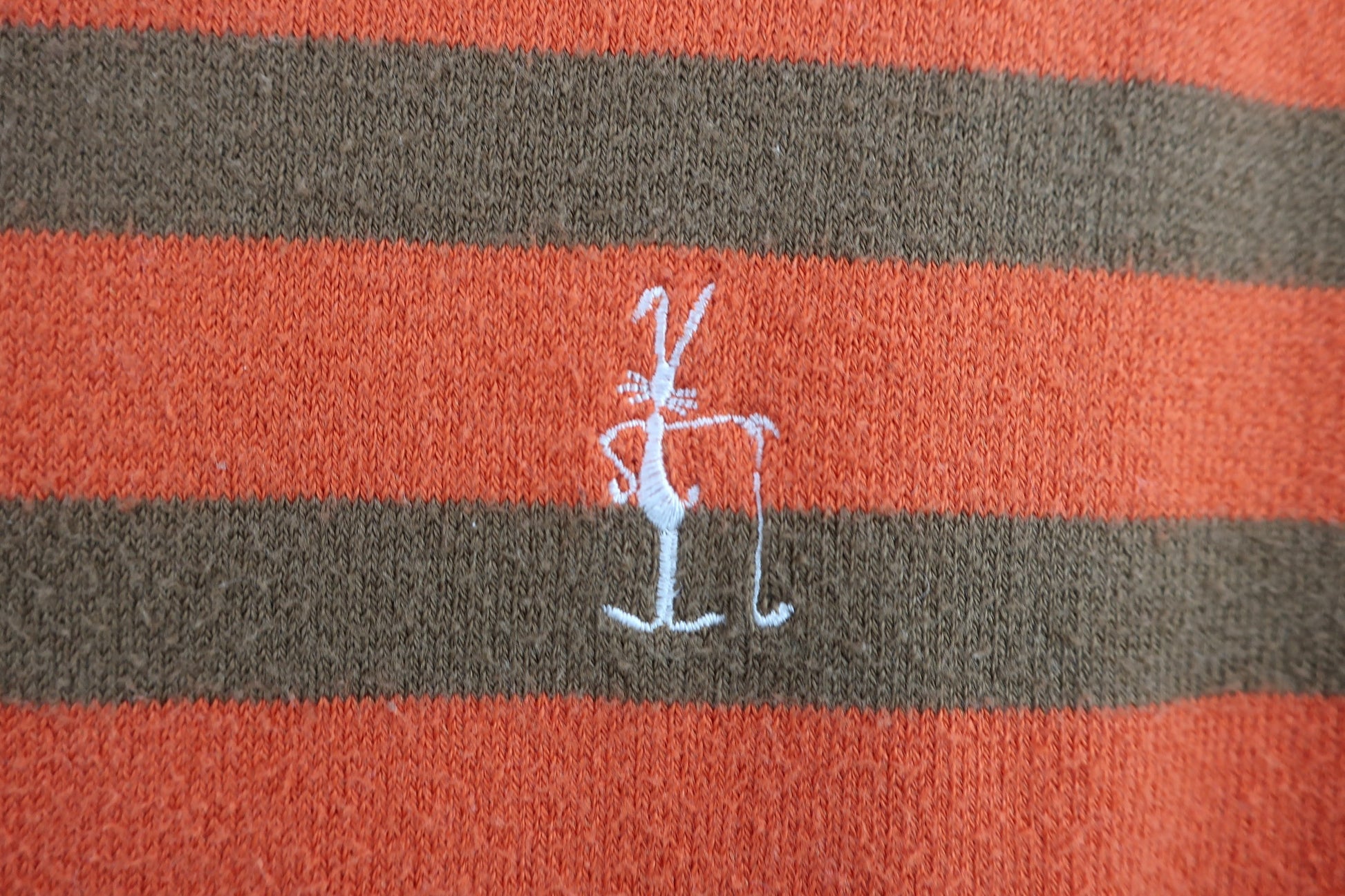 PEARLY GATES(パーリーゲイツ) ハイネックセーター オレンジ茶色ボーダー レディース 1 C-2