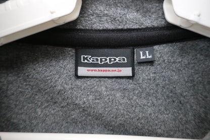 Kappa(カッパ) フリースジャケット グレー赤 メンズ LL A-4