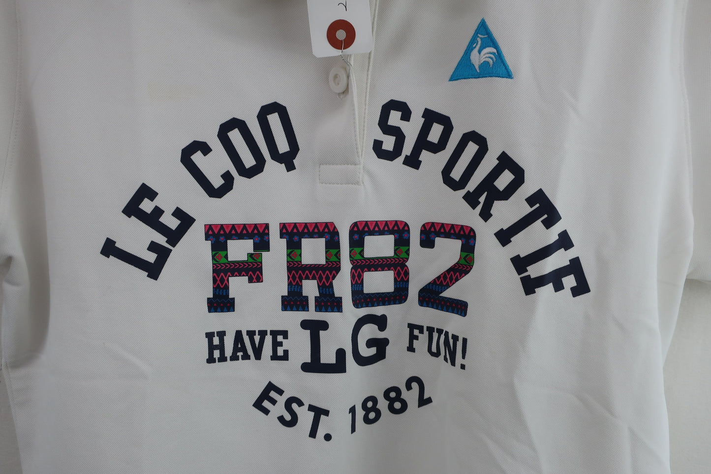le coq sportif(ルコックスポルティフ) ポロシャツ 白 レディース L A-2