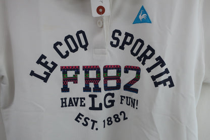 le coq sportif(ルコックスポルティフ) ポロシャツ 白 レディース L A-2