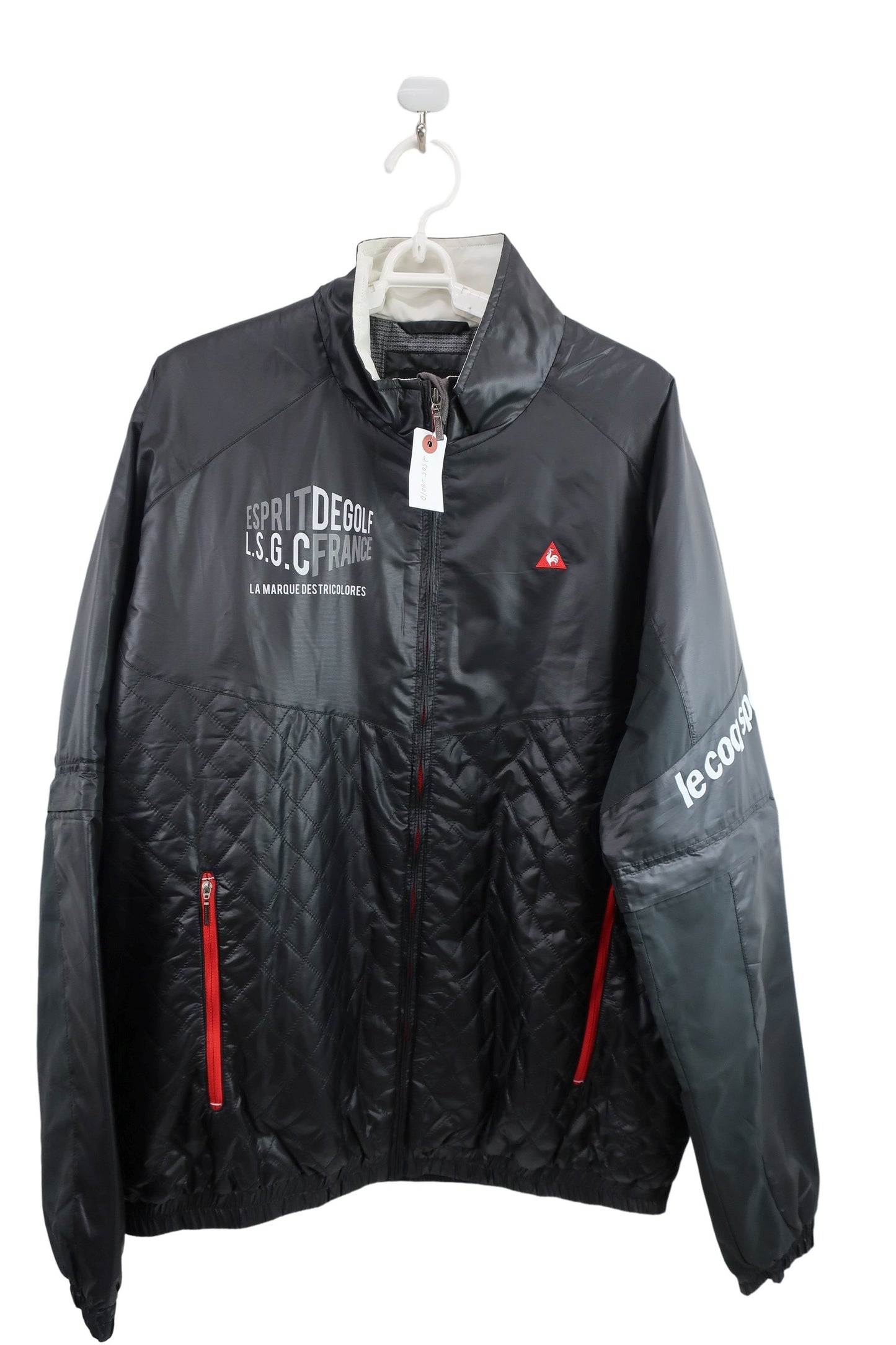 le coq sportif(ルコックスポルティフ) フルジップウィンドブレーカー 黒 メンズ LL A-1