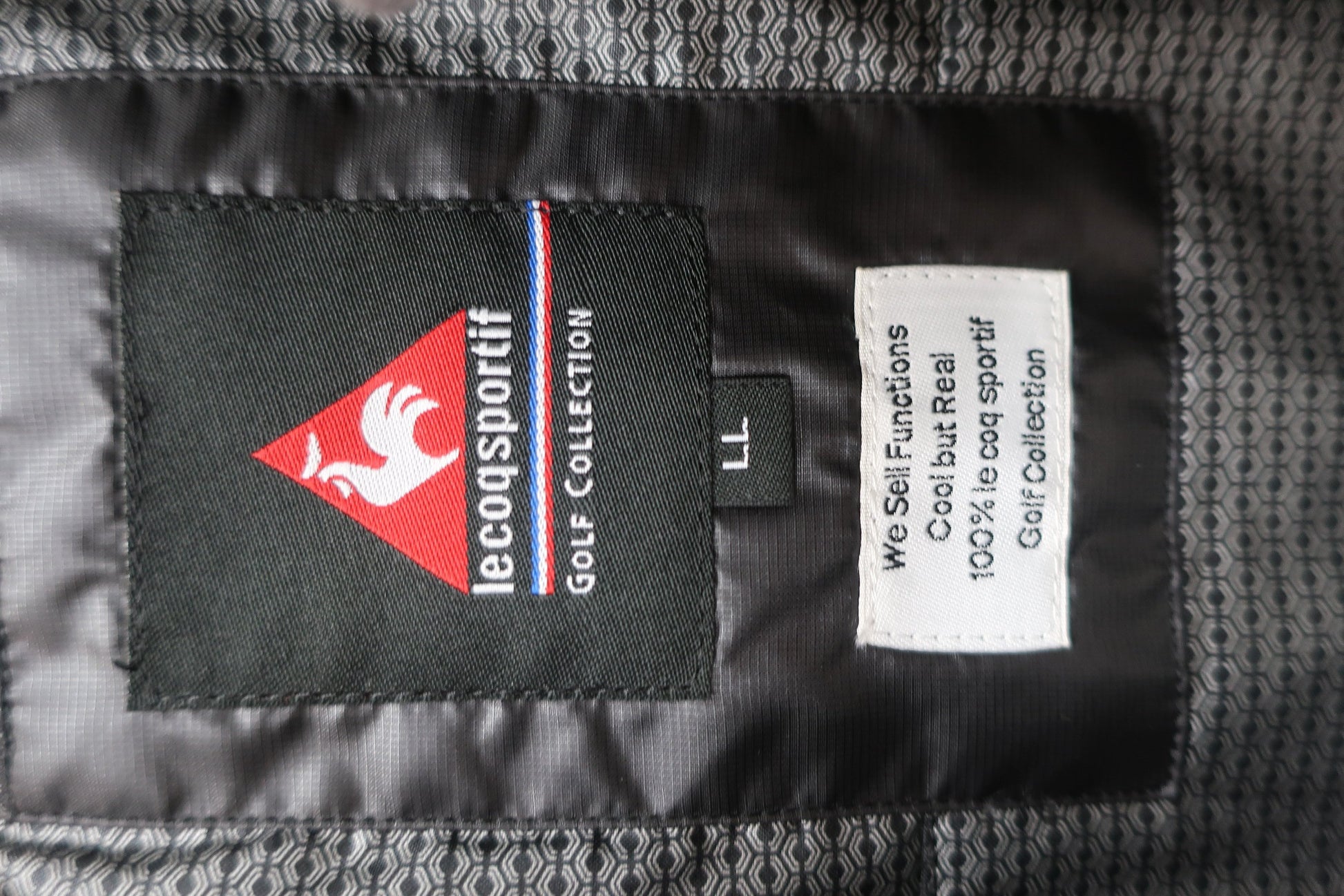 le coq sportif(ルコックスポルティフ) フルジップウィンドブレーカー 黒 メンズ LL A-6