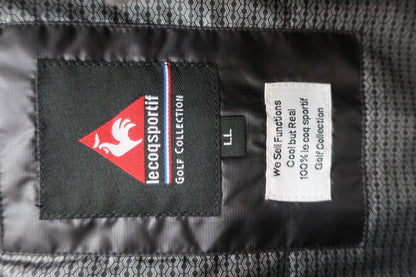 le coq sportif(ルコックスポルティフ) フルジップウィンドブレーカー 黒 メンズ LL A-6