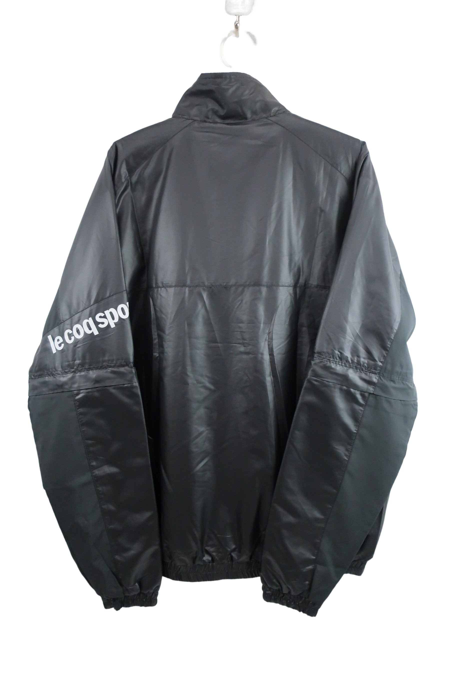 le coq sportif(ルコックスポルティフ) フルジップウィンドブレーカー 黒 メンズ LL A-7