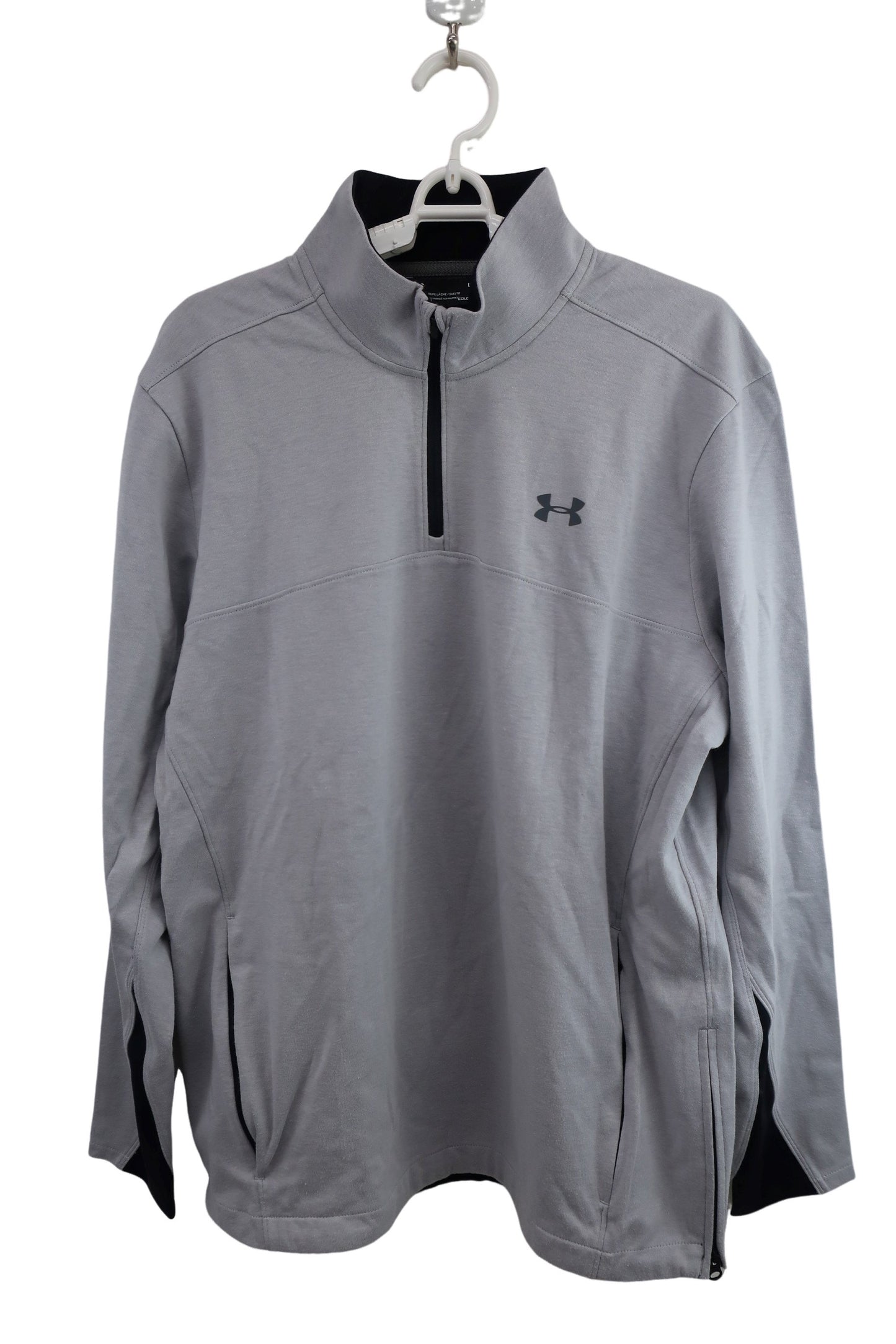 UNDER ARMOUR(アンダーアーマー) ハーフジップトレーナー グレー メンズ LG A-1