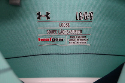 UNDER ARMOUR(アンダーアーマー) ポロシャツ ミントグリーン メンズ LG A-4